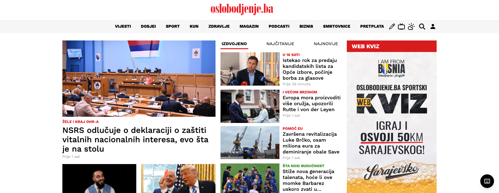 Oslobođenje screenshot 1